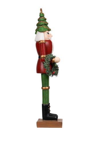 Soldier w/Xmas Hat and Wreath - Large - AUG/SEP